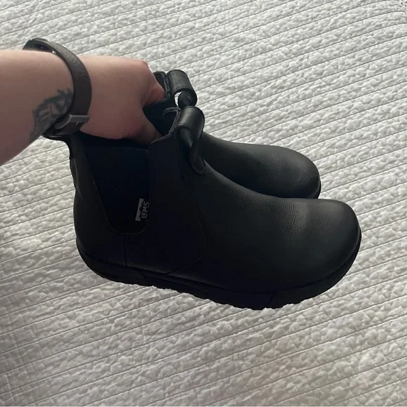 Lems Chelsea Tuff Black Ankle Boots - Picture 2 of 7